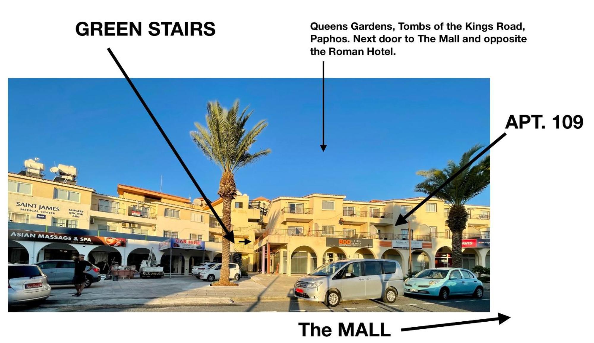 Ferienwohnung 109 Queens Gardens, Paphos Exterior foto